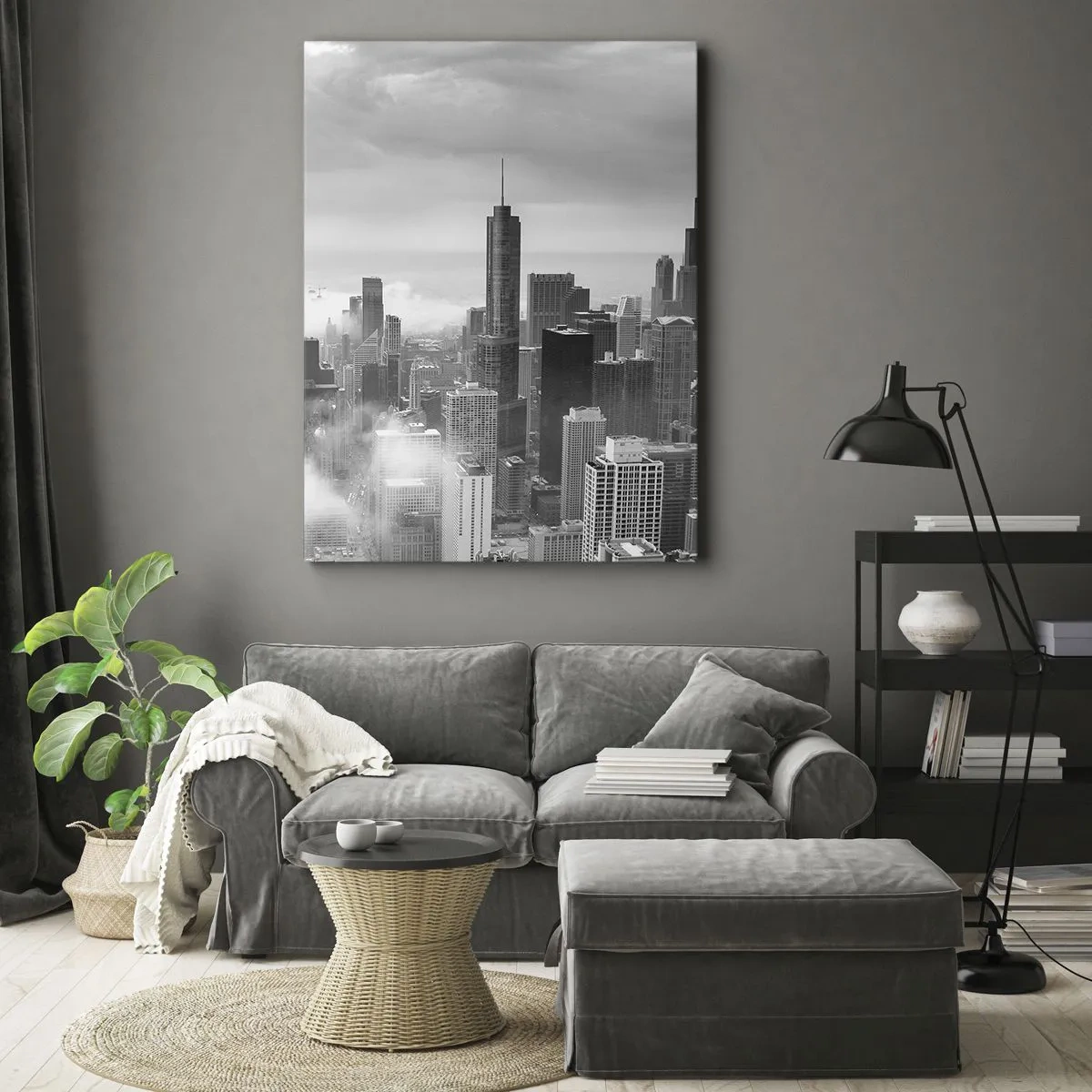 Canvastavla - Bild på duk - Amerikanskt landskap - 50x70 cm