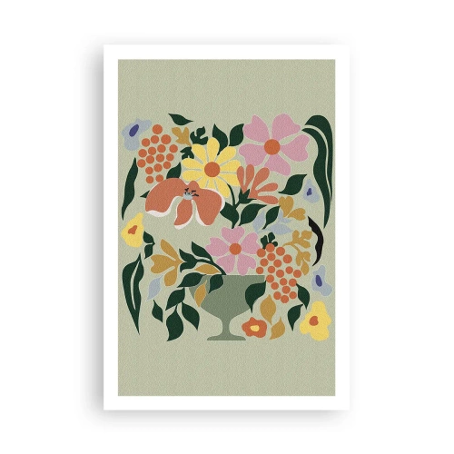 Affisch - En bukett full av liv - 61x91 cm
