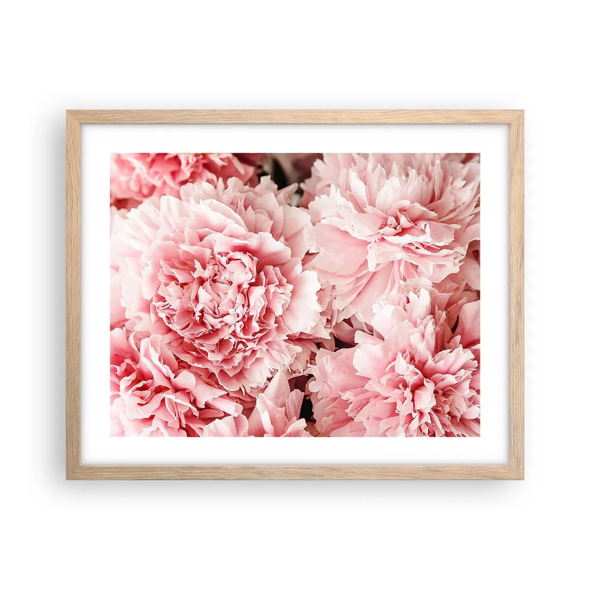 Affisch i ram av ljusek - Rosa dröm - 50x40 cm