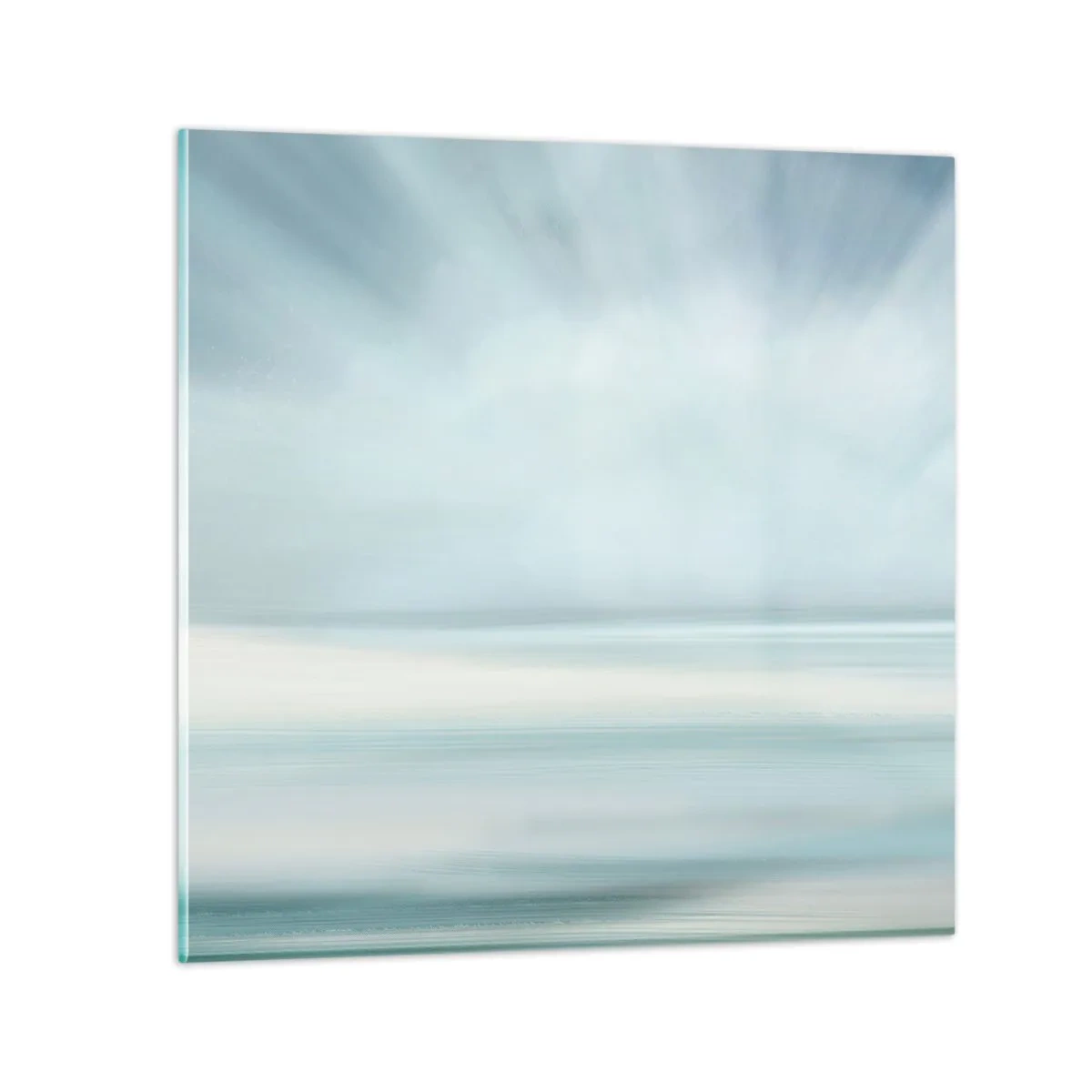 Glastavla - Bild på glas - Fred hela vägen till horisonten - 40x40 cm
