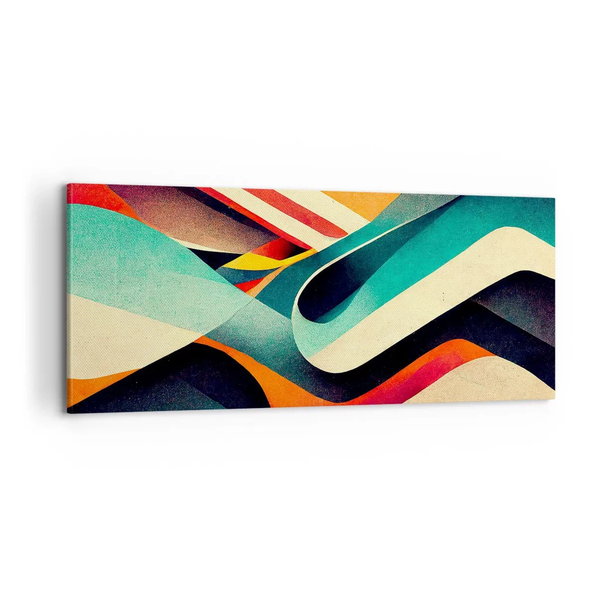 Canvastavla - Bild på duk - Intensiv komposition - 100x40 cm