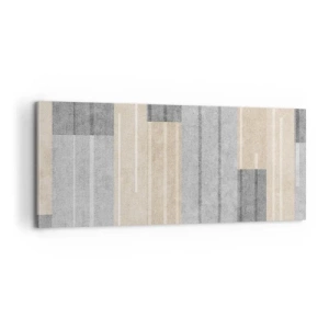 Canvastavla - Bild på duk - Komposition: allt i lod - 100x40 cm