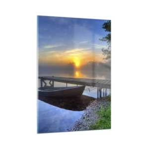 Glastavla - Bild på glas - Det vanliga förvandlas till det magiska - 50x70 cm