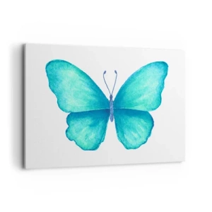 Canvastavla - Bild på duk - Naturlig turkos - 100x70 cm