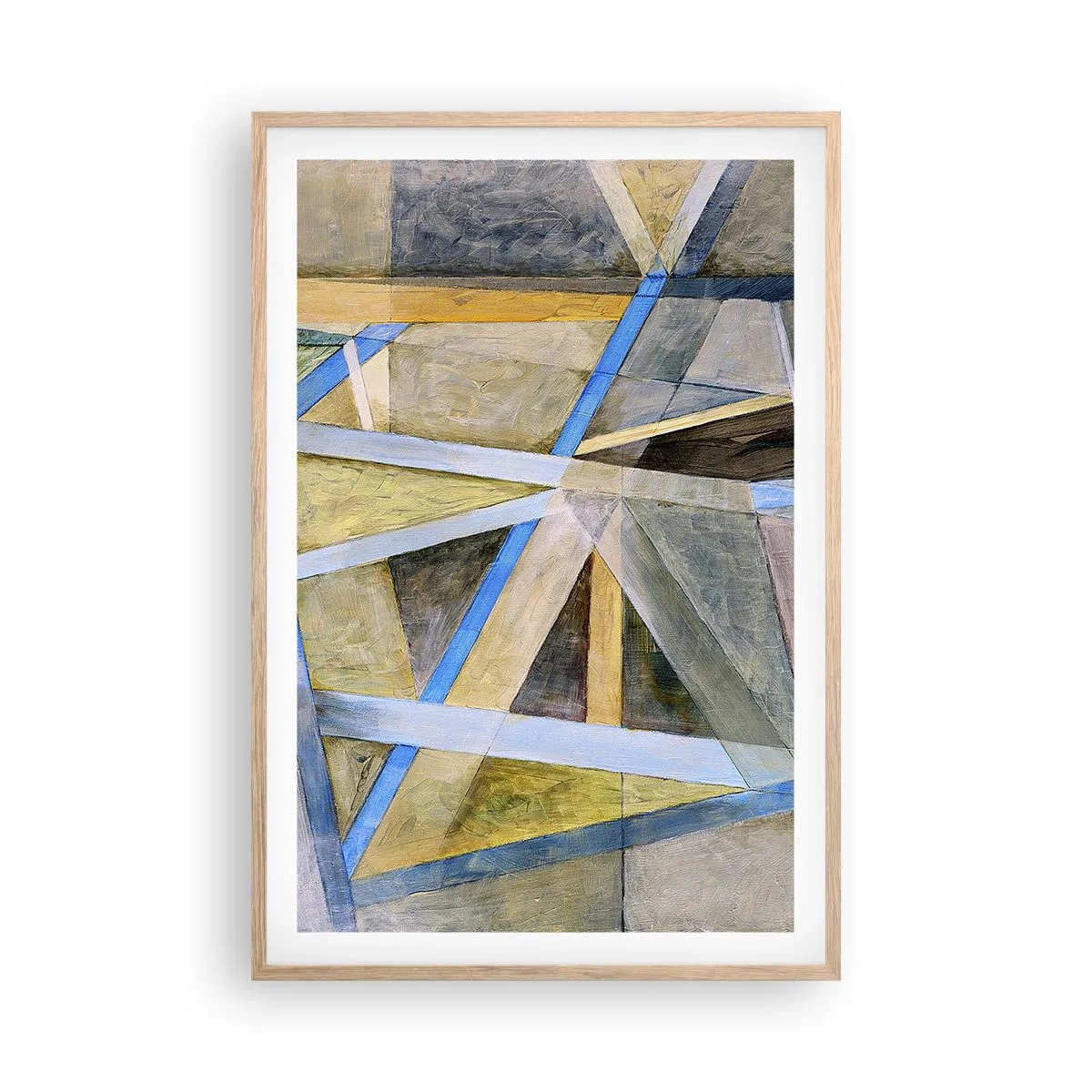 Affisch i ram av ljusek - Rakt fram eller diagonalt? - 61x91 cm