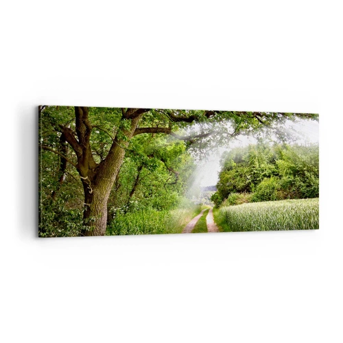 Canvastavla - Bild på duk - Et in Arcadia ego - 100x40 cm