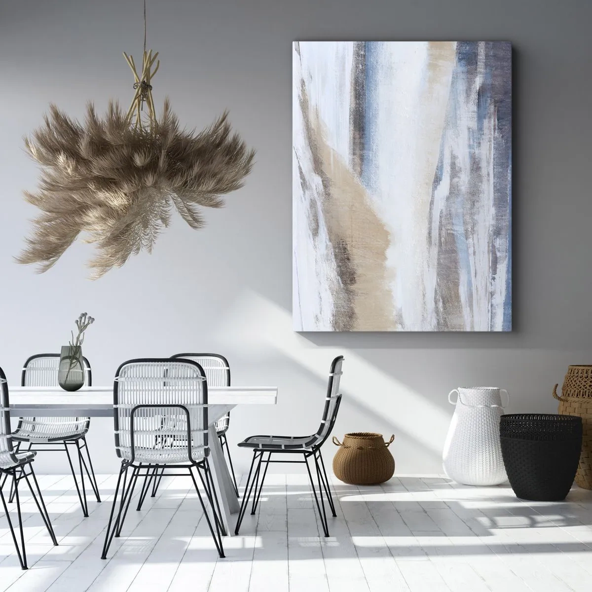 Canvastavla - Bild på duk - Vinterkomposition - 50x70 cm