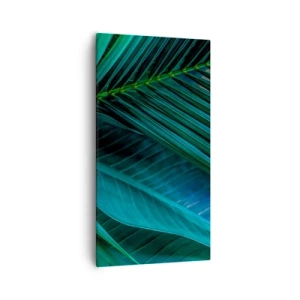 Canvastavla - Bild på duk - Grönskans anatomi - 55x100 cm