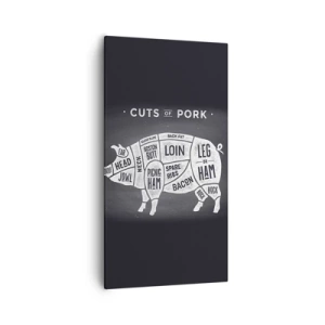 Canvastavla - Bild på duk - Styckarens ABC - 55x100 cm