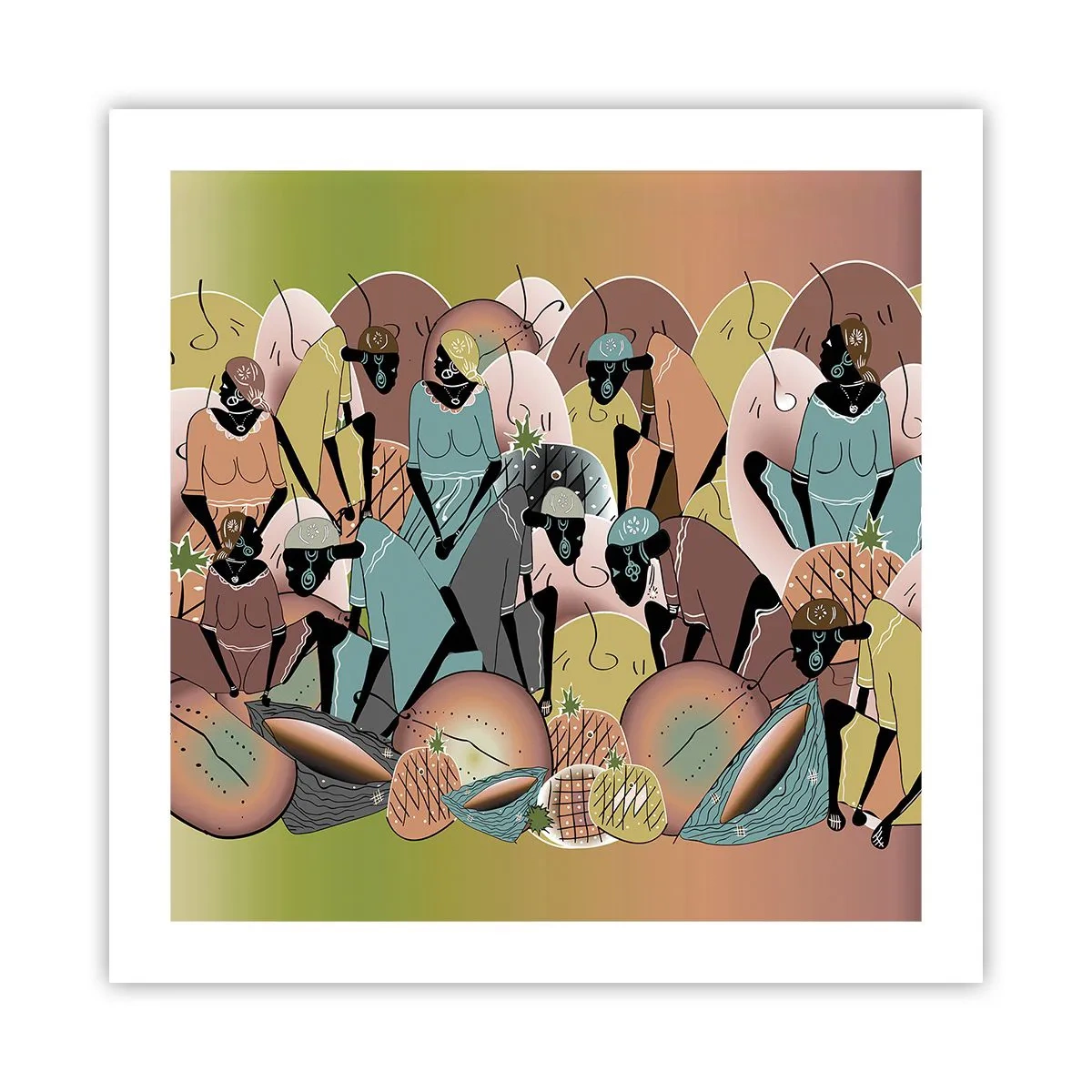 Affisch - Högtiden kommer - 50x50 cm