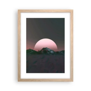 Affisch i ram av ljusek - I den granliggande galaxen - 30x40 cm