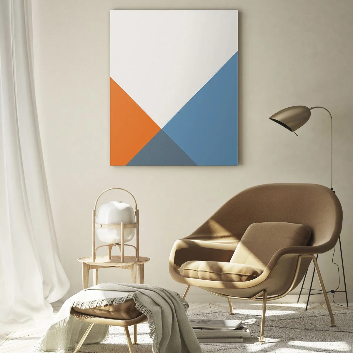 Glastavla - Bild på glas - Under vinkel… - 50x70 cm