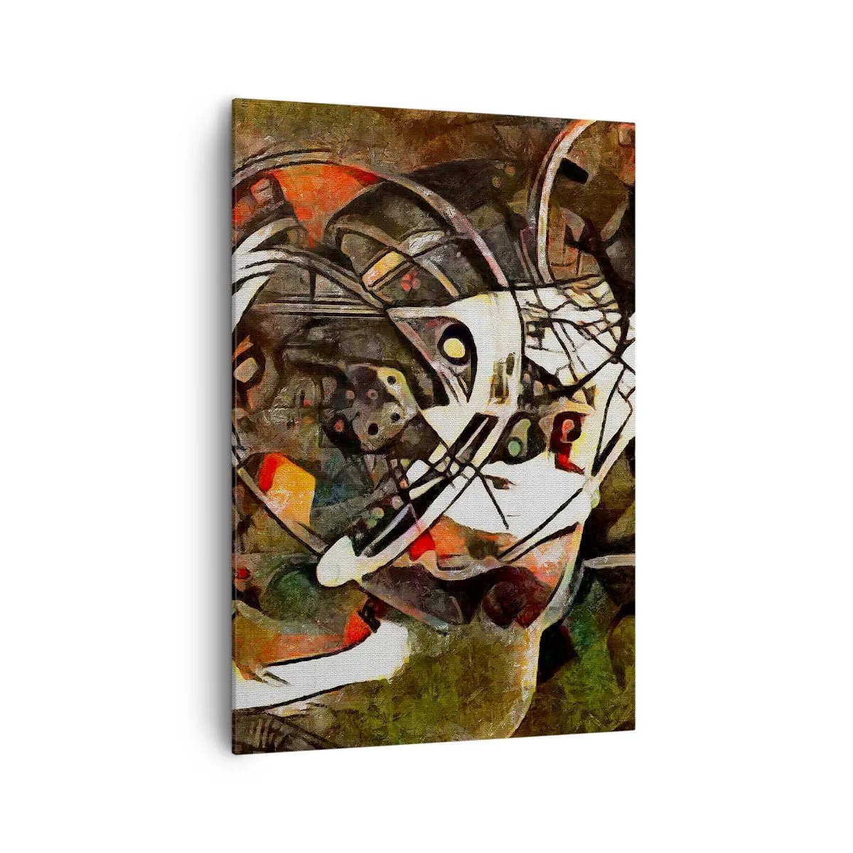 Canvastavla - Bild på duk - Hör du rörelse? - 70x100 cm