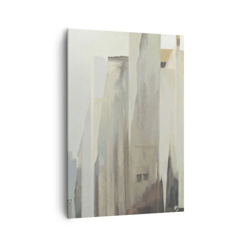 Canvastavla - Bild på duk - En dröm om staden - 70x100 cm