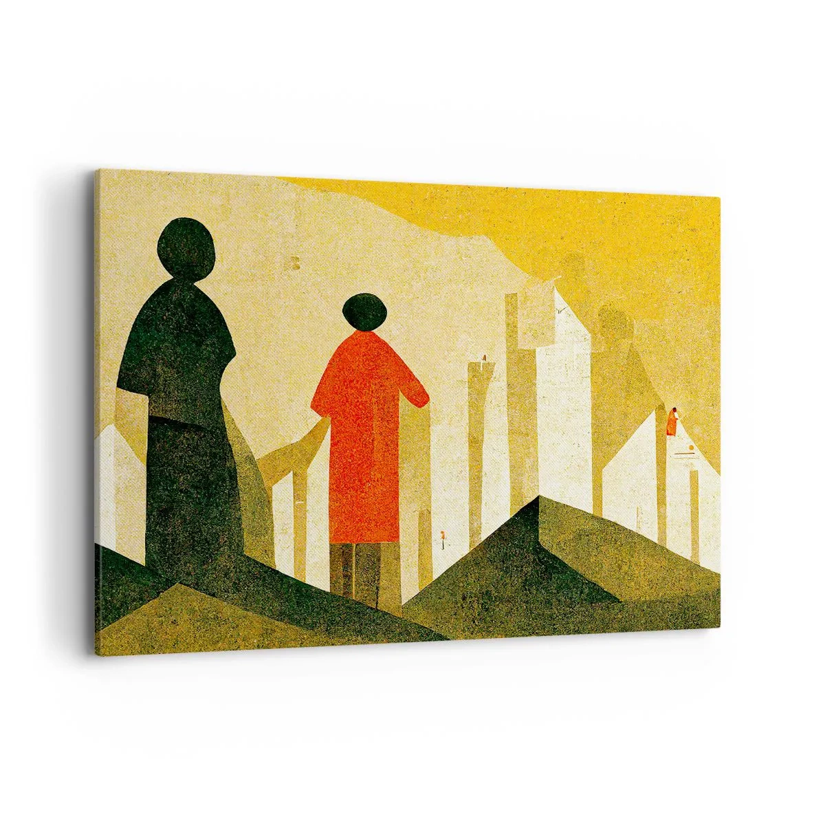 Canvastavla - Bild på duk - Det är fortfarande långt kvar - 120x80 cm