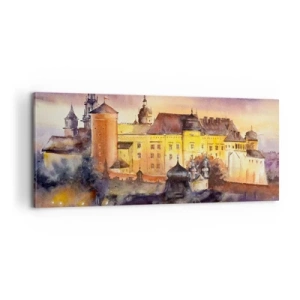Canvastavla - Bild på duk - En historia och en berättelse - 100x40 cm