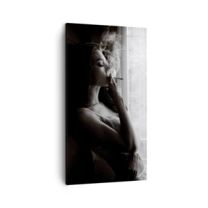 Canvastavla - Bild på duk - Ett sensuellt ögonblick - 45x80 cm