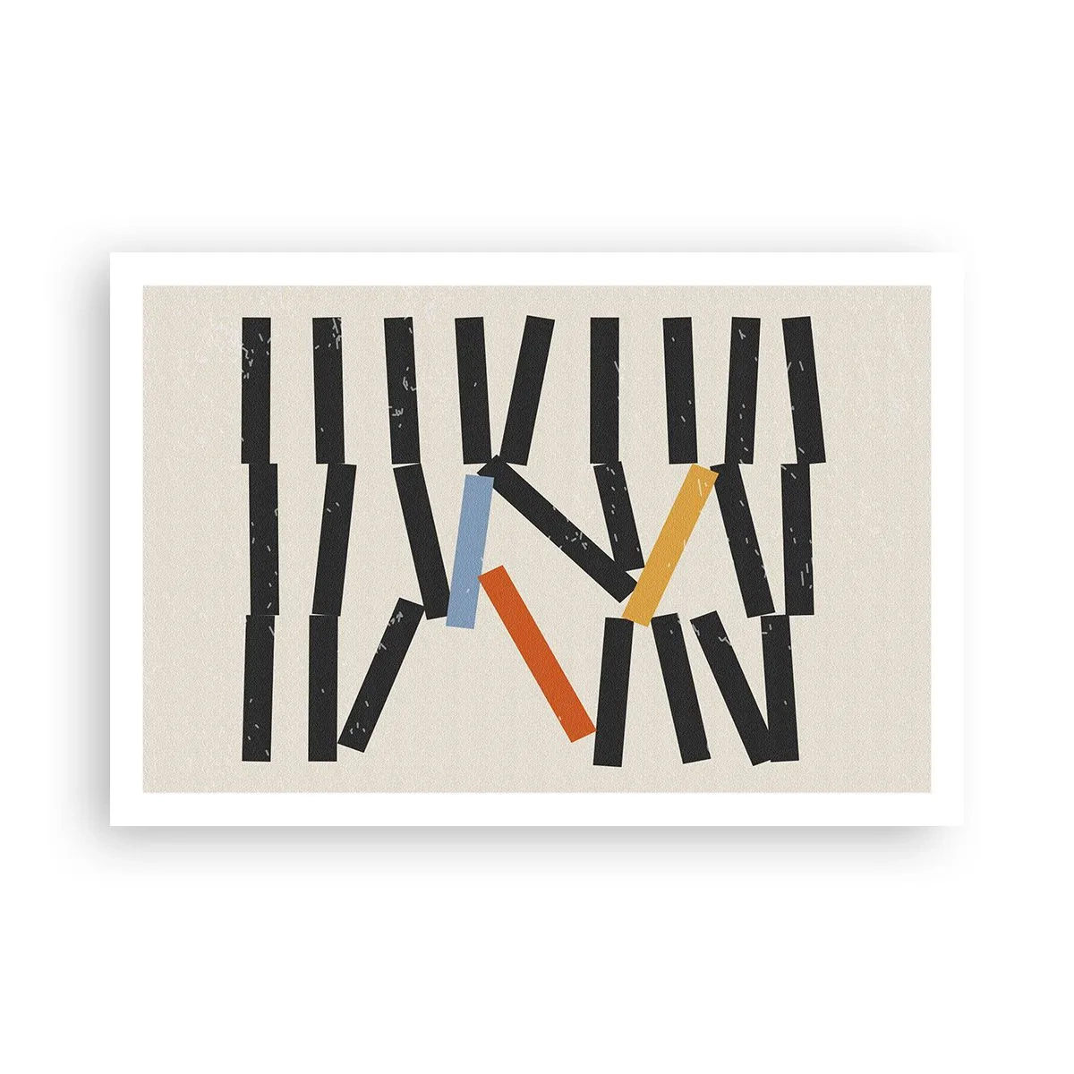 Affisch - Domino - komposition - 91x61 cm