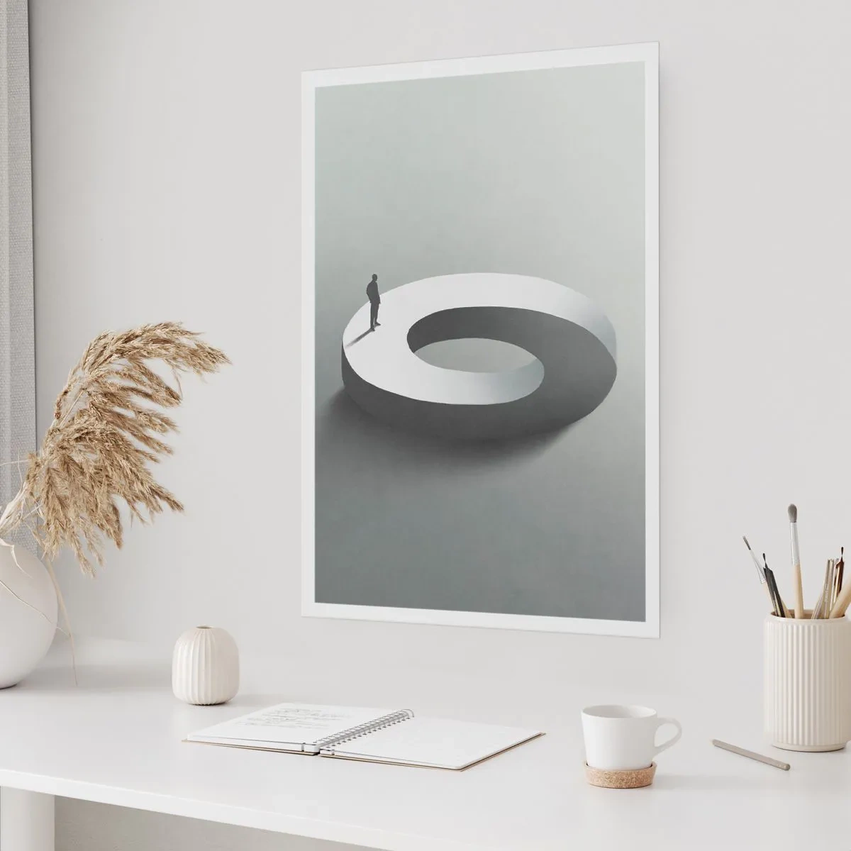 Affisch - Och försök att vara klok - 40x50 cm