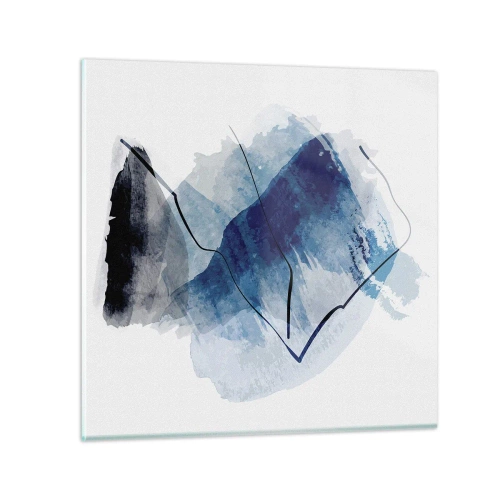 Glastavla - Bild på glas - Isberg - 60x60 cm