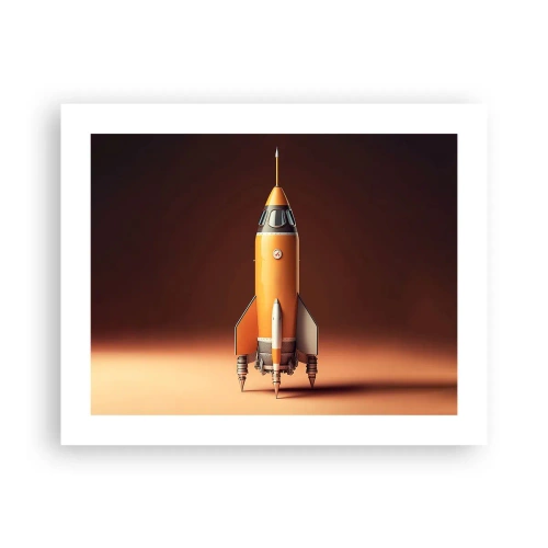 Affisch - Det börjar med en dröm - 50x40 cm