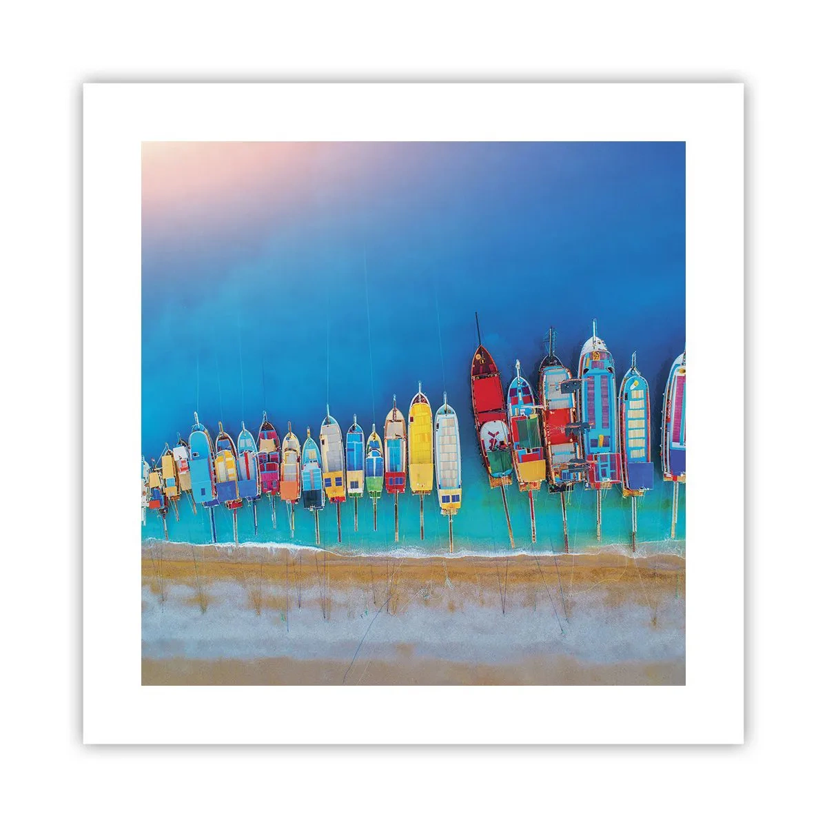 Affisch - Ur fågelperspektivet - 40x40 cm