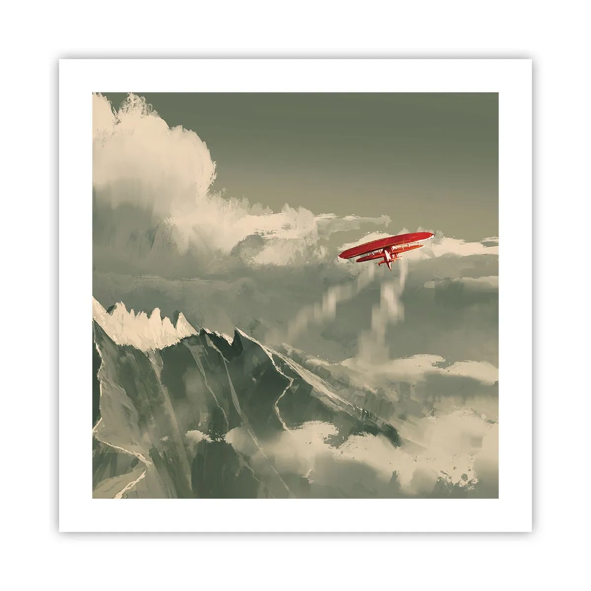 Affisch - Orädd pionjär - 50x50 cm