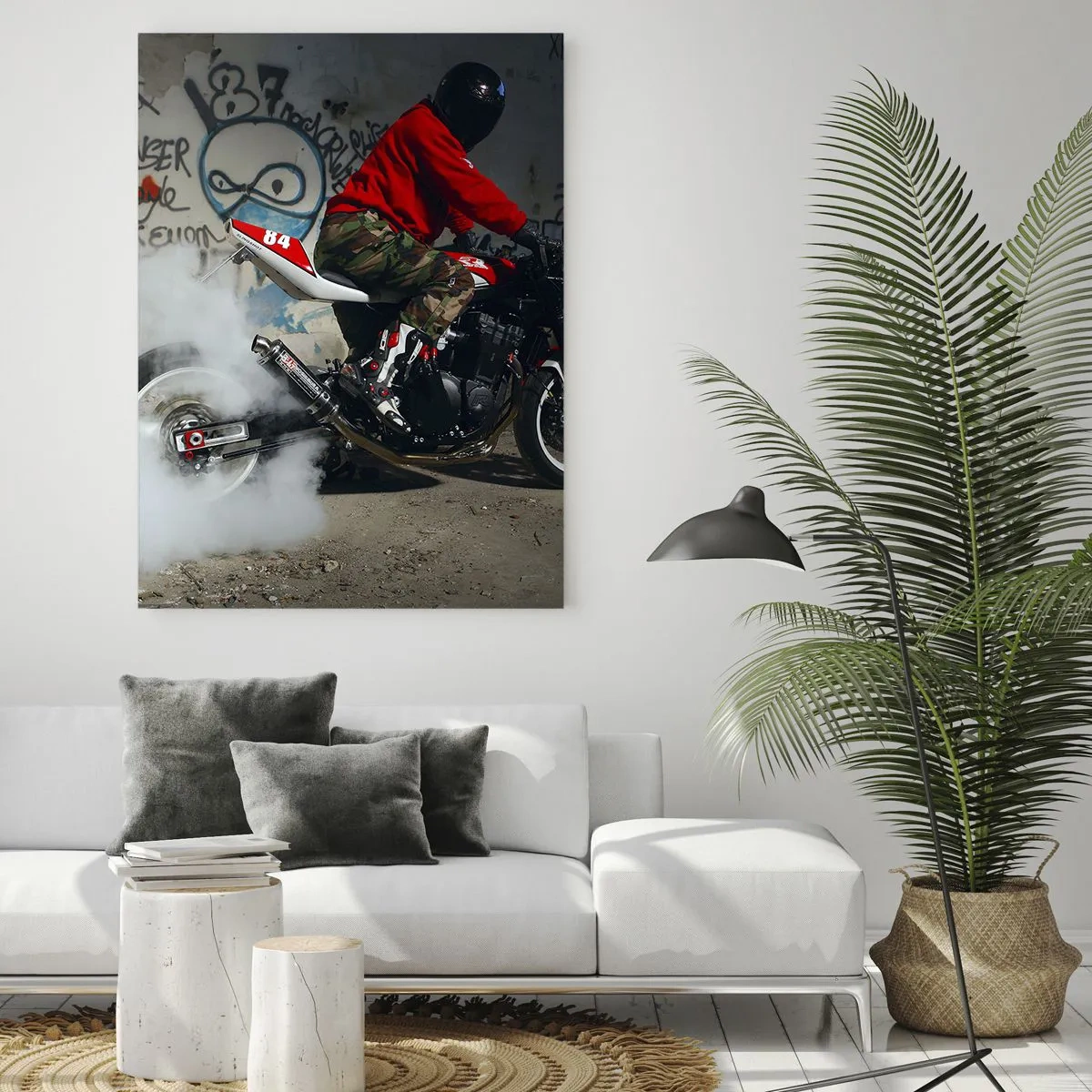 Glastavla - Bild på glas - Jaga mig! - 50x70 cm