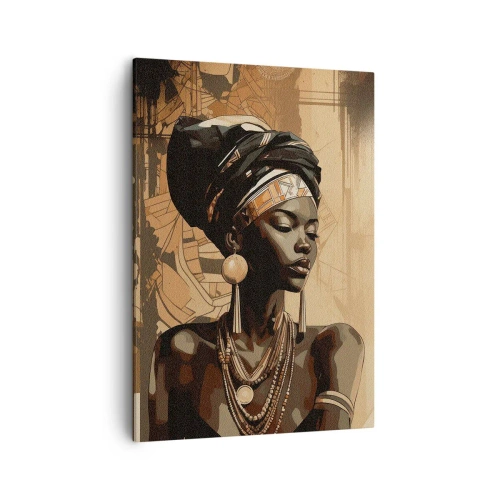 Canvastavla - Bild på duk - Afrikanskt majestät - 50x70 cm