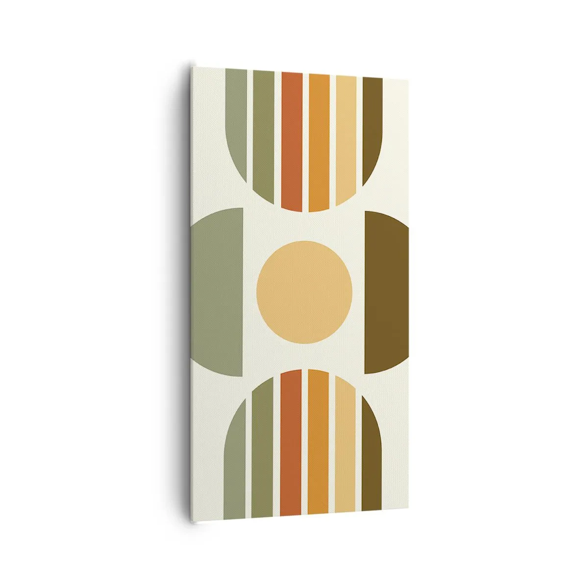 Canvastavla - Bild på duk - I jordens färger - 65x120 cm