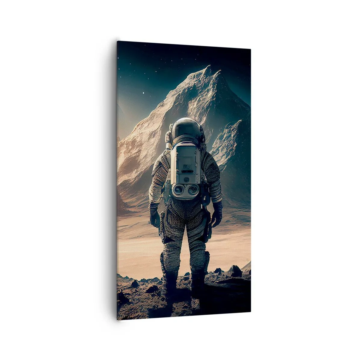 Canvastavla - Bild på duk - En ny utmaning - 65x120 cm