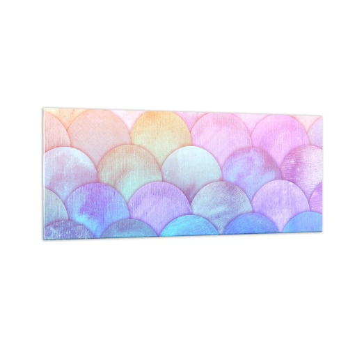 Glastavla - Bild på glas - Pärlskal - 100x40 cm