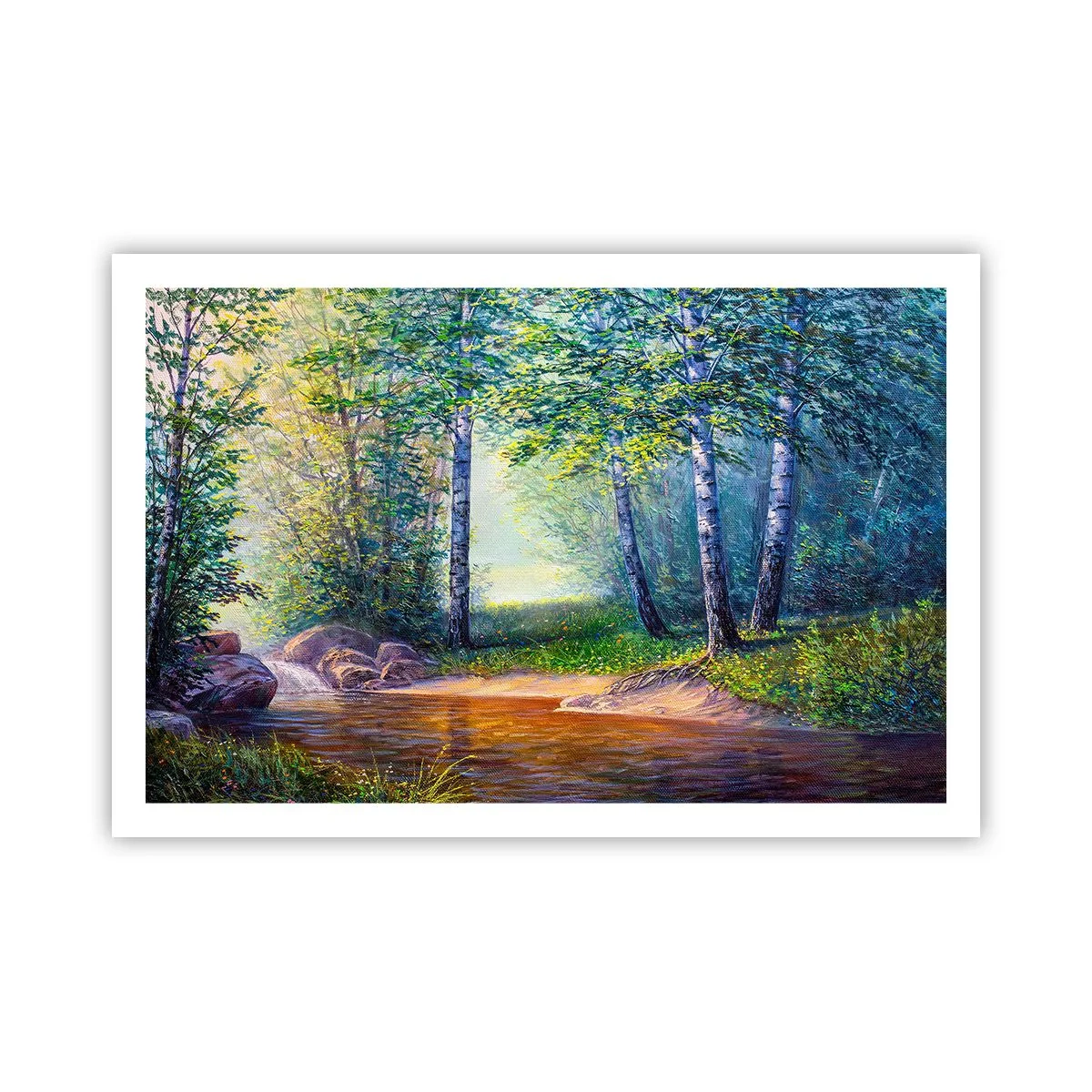 Affisch - Idyllisk vy - 91x61 cm