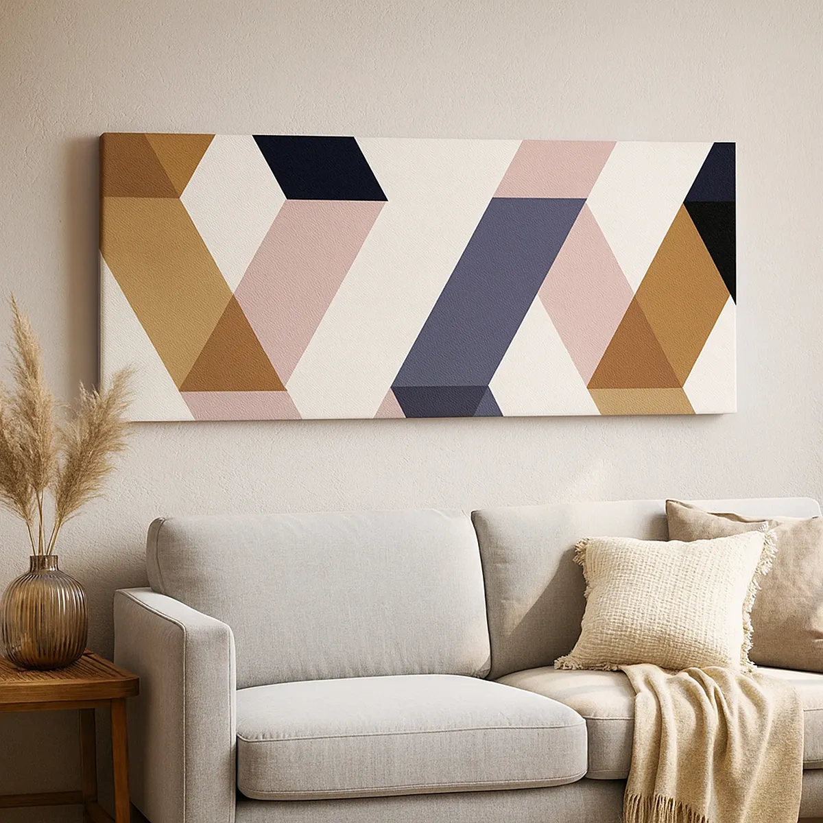 Canvastavla - Bild på duk - Plan och vinklar - 30x30 cm