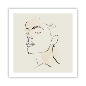 Affisch - Stolt blick - 50x50 cm