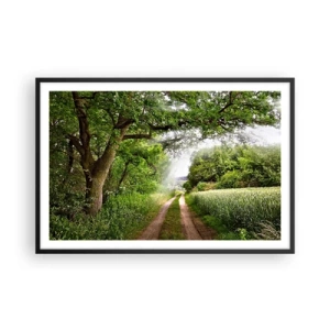 Affisch i svart ram - Et in Arcadia ego - 91x61 cm