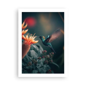 Affisch - Ett verkligt färgglatt liv - 50x70 cm