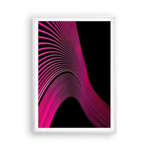 Affisch i vit ram - Ljusets allé - 70x100 cm