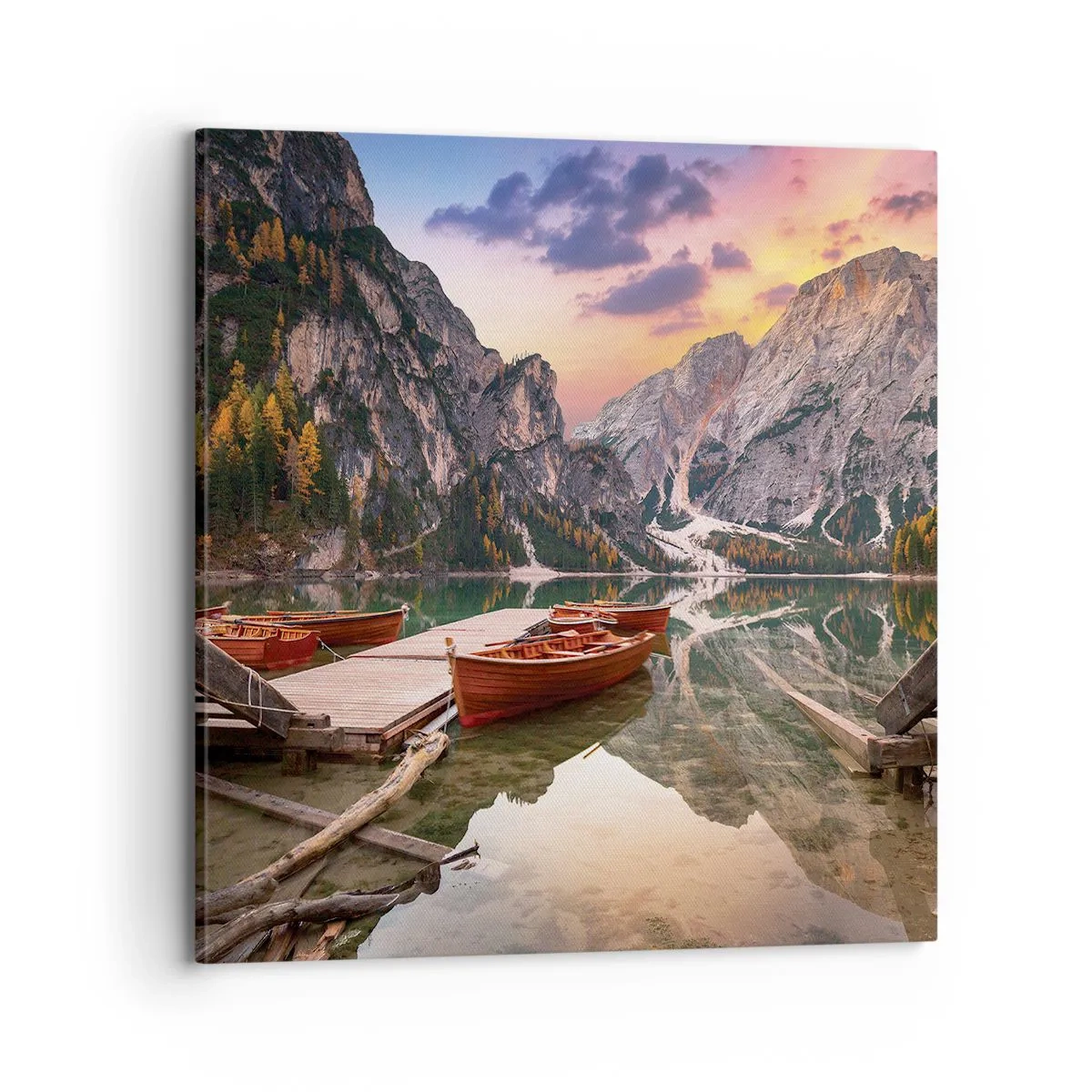 Canvastavla - Bild på duk - Dagens löfte - 70x70 cm