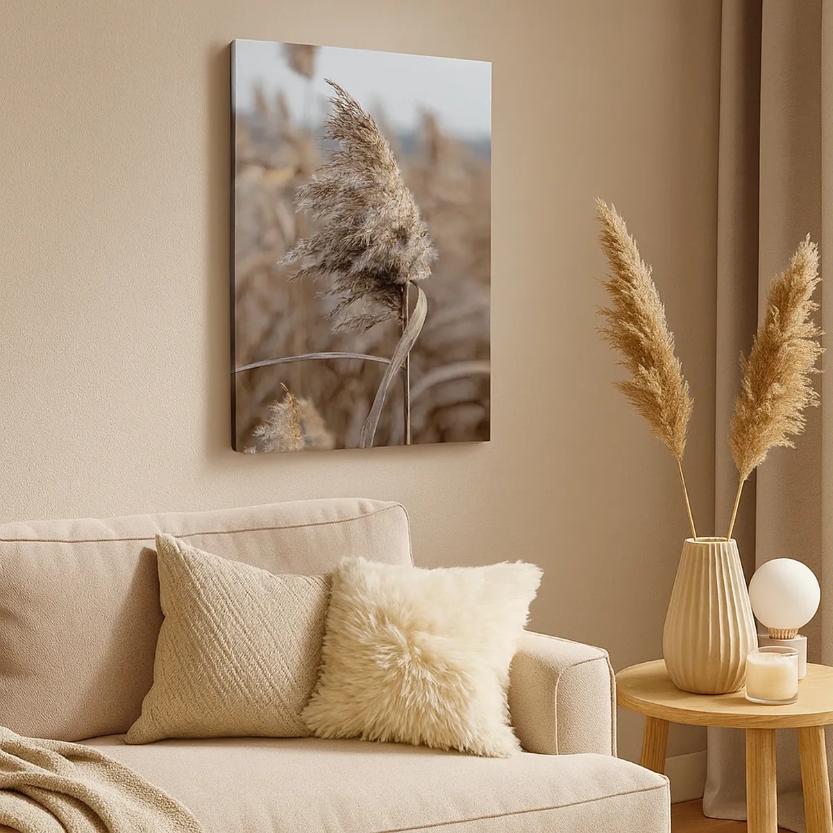 Canvastavla - Bild på duk - Dags att flyga bort med vinden - 50x70 cm