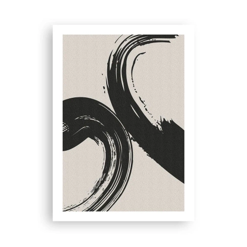 Affisch - Svepande och cirkulärt - 50x70 cm