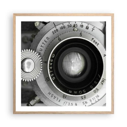 Affisch i ram av ljusek - En berättelse om Hollywood - 60x60 cm