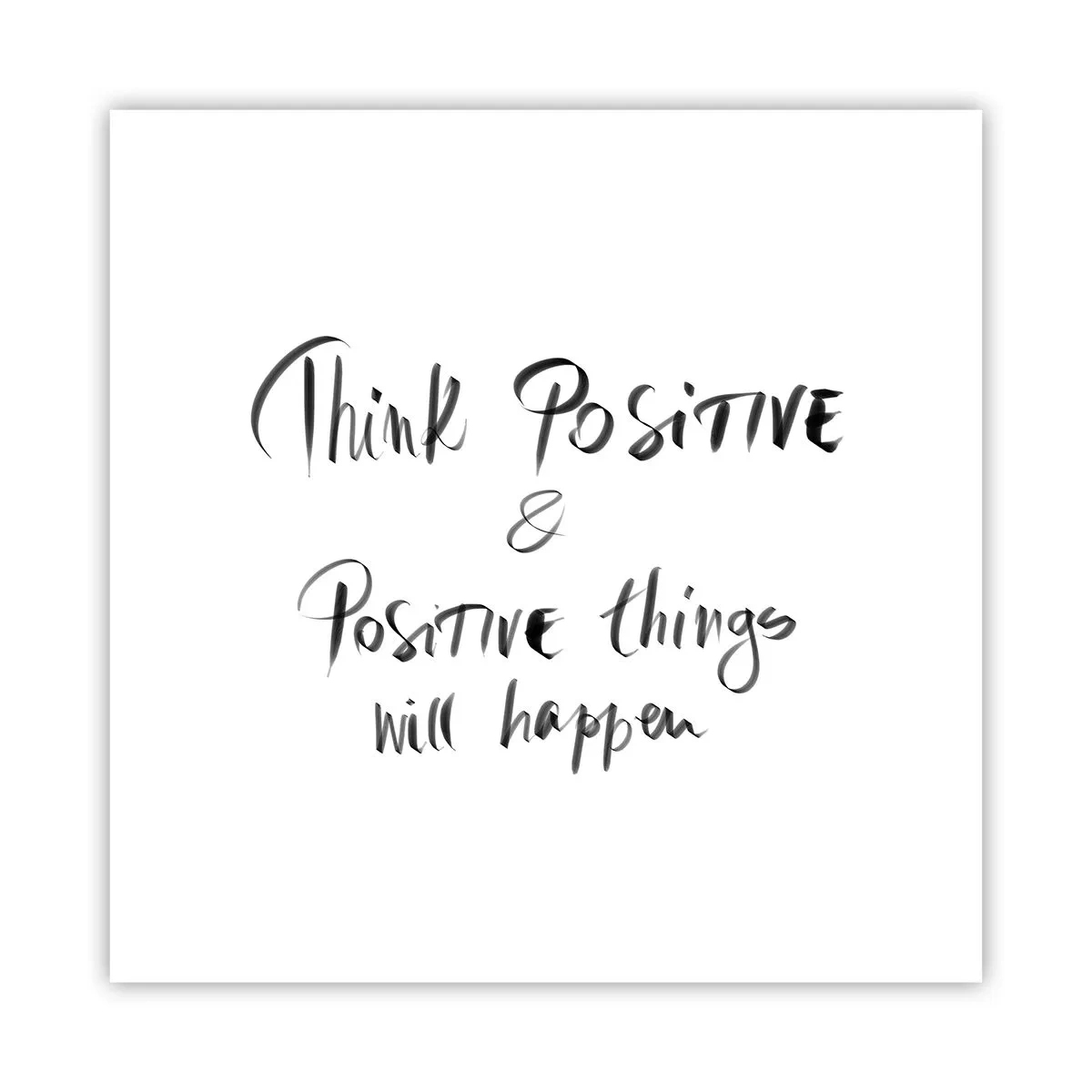 Affisch - Hur ska man leva? - 30x30 cm