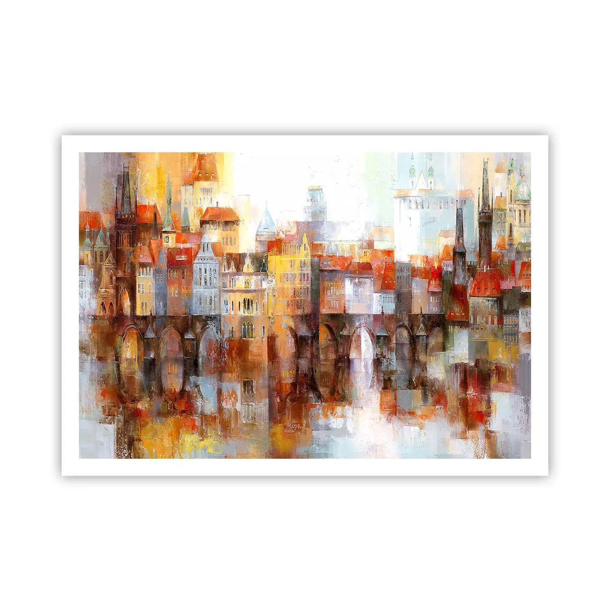 Affisch - Vackert under bron - 100x70 cm
