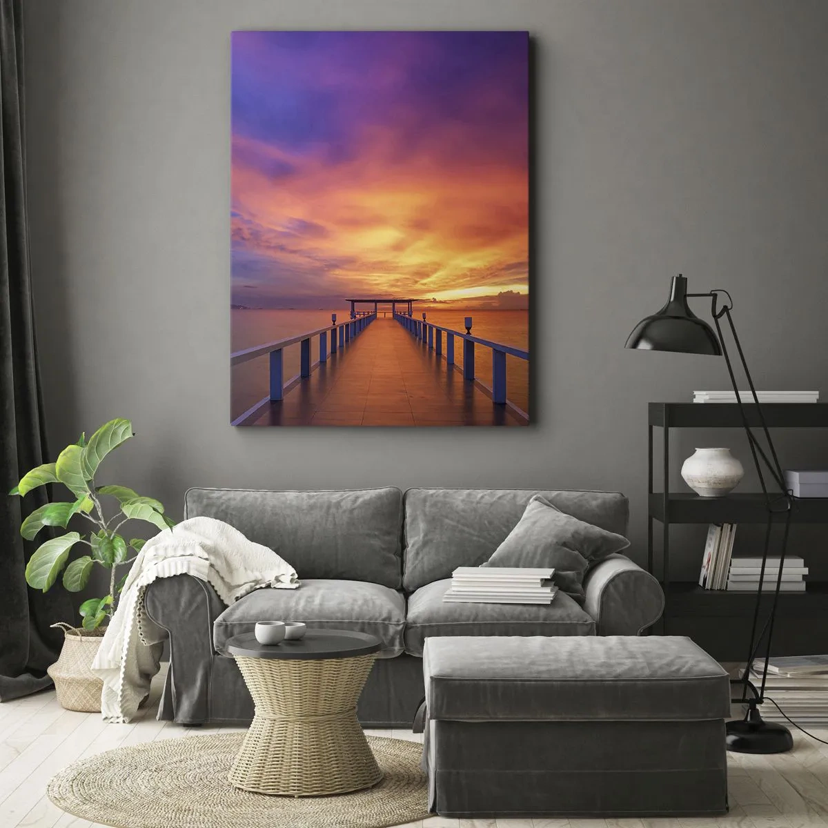 Canvastavla - Bild på duk - Utan ände - 50x70 cm