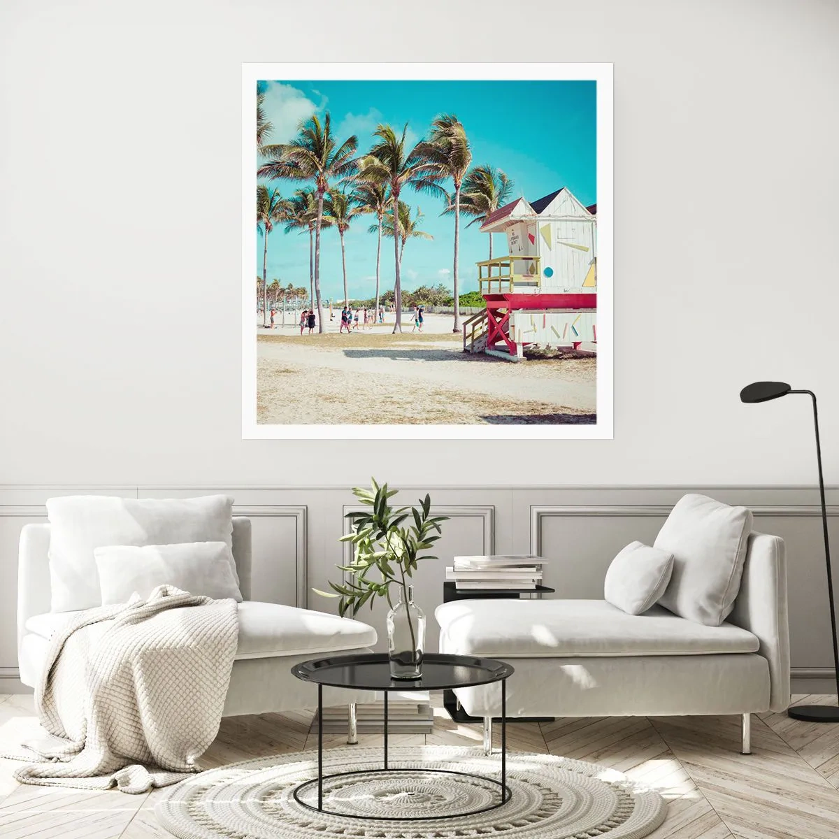 Affisch - En vacker dag framför dig - 40x40 cm