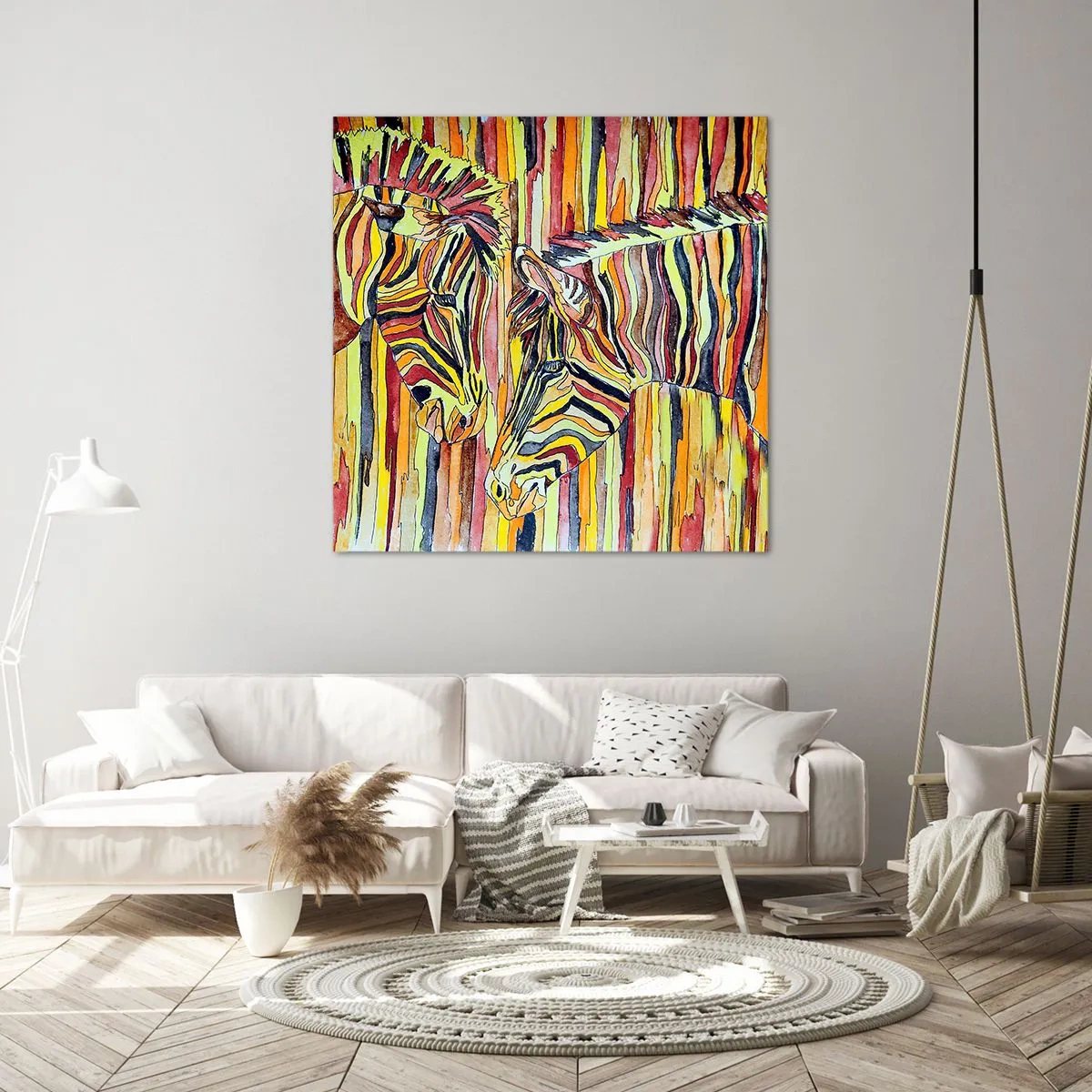 Canvastavla - Bild på duk - Så du också... - 60x60 cm