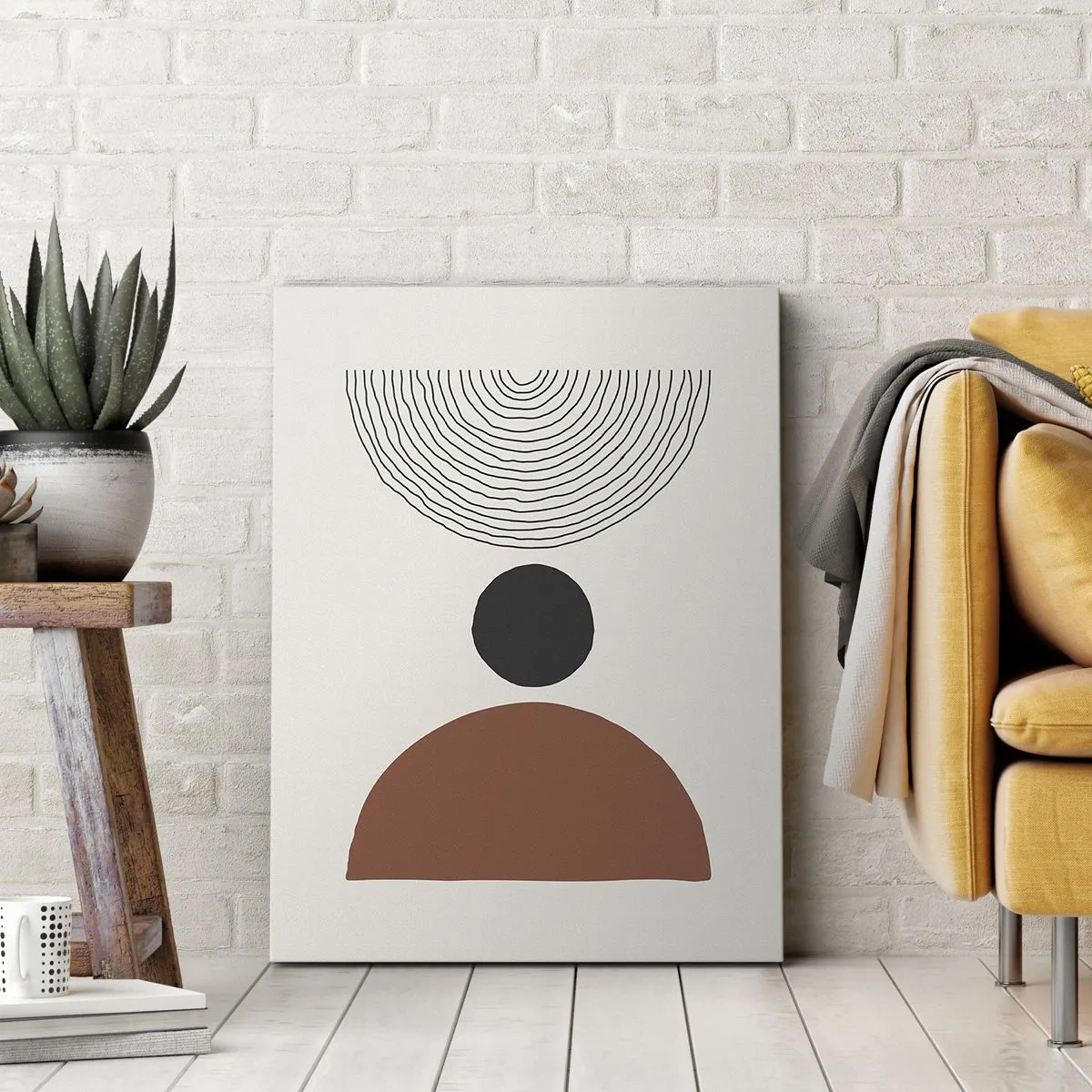 Canvastavla - Bild på duk - I fokus - 80x120 cm