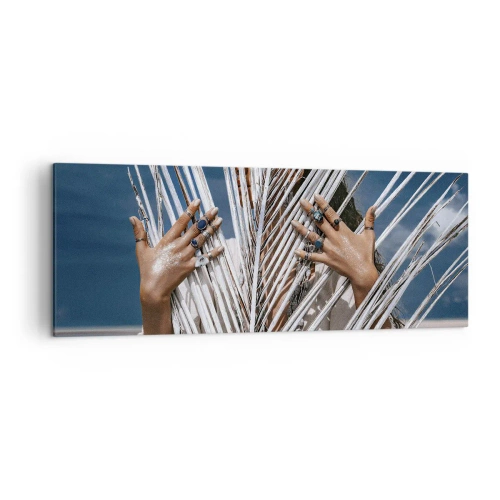 Canvastavla - Bild på duk - Schamanens flickvän? - 140x50 cm