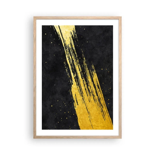 Affisch i ram av ljusek - Hoppa in i hyperrymden - 50x70 cm